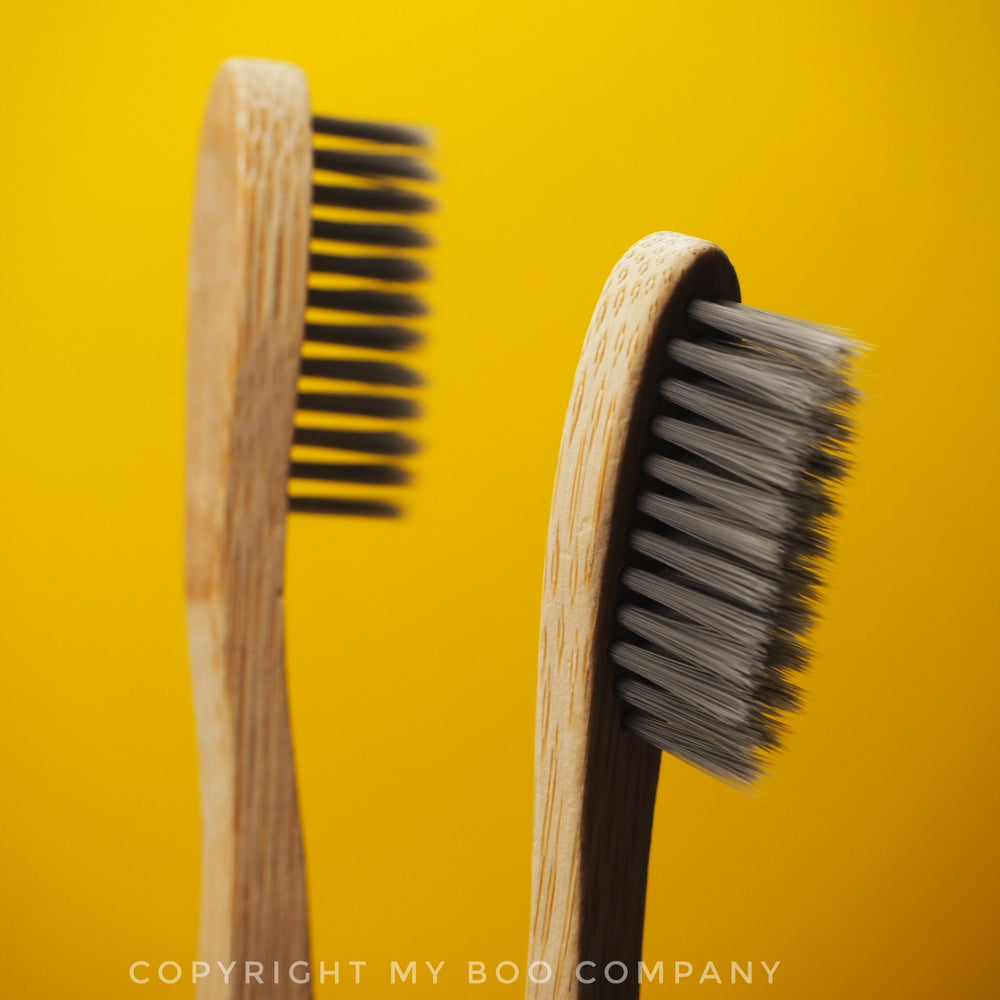 Brosse à dents en bambou modèle adulte personnalisable - My Boo Company