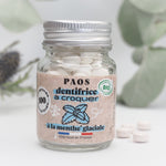 Dentifrice bio à croquer goût menthe glaciale - Paos - My Boo Company