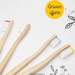 Pack famille brosse à dents en bambou - My Boo Company
