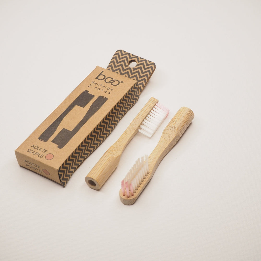 Recharges de tête pour brosse à dents en bambou (x2) - My Boo Company