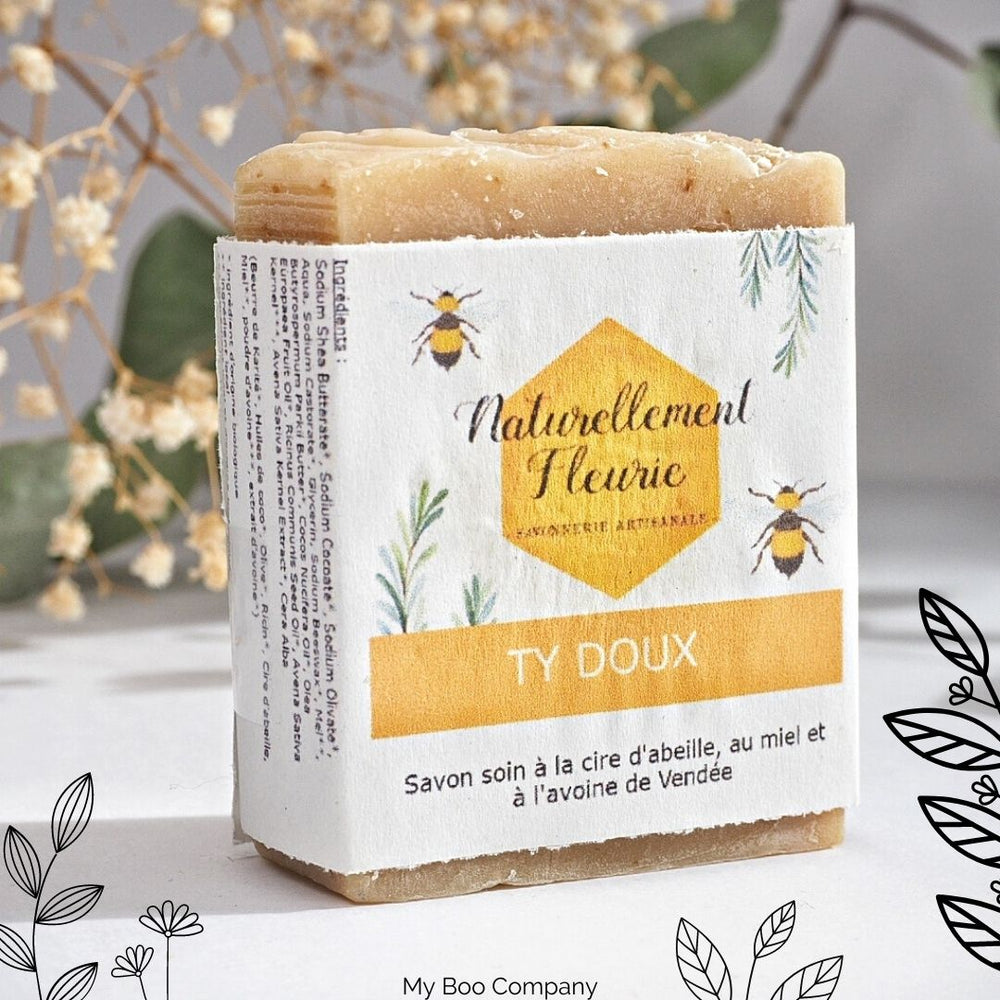 Savon artisanal Ty doux - avoine et miel - bébé et femme enceinte. - My Boo Company