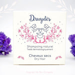 Shampoing bio solide cheveux sec, fabriqué en France - Druydès - My Boo Company