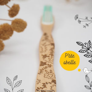 Brosse à dents en bois à tête rechargeable - Série spéciale abeille - My Boo Company