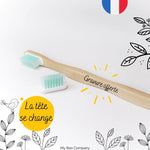 Brosse à dents en bois à tête rechargeable - Tête À Clac - My Boo Company