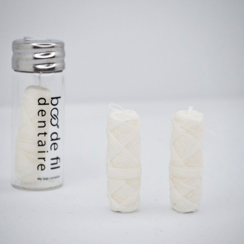 Deux recharges pour Fil Dentaire Rechargeable Et Compostable – Vegan