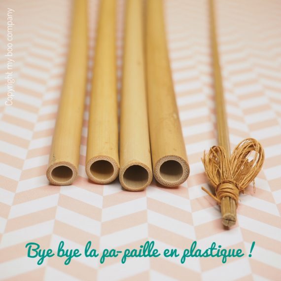 paille en bambou